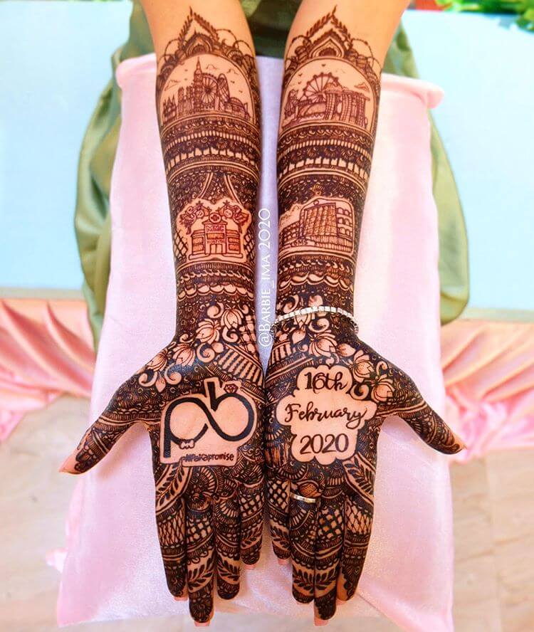 Share more than 71 normal bridal mehndi latest - seven.edu.vn