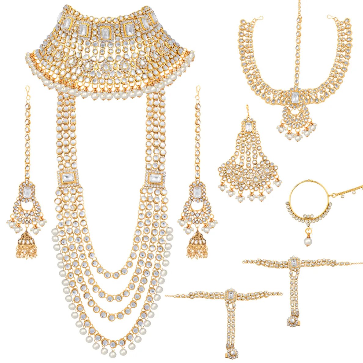 artificial bridal jewellery set