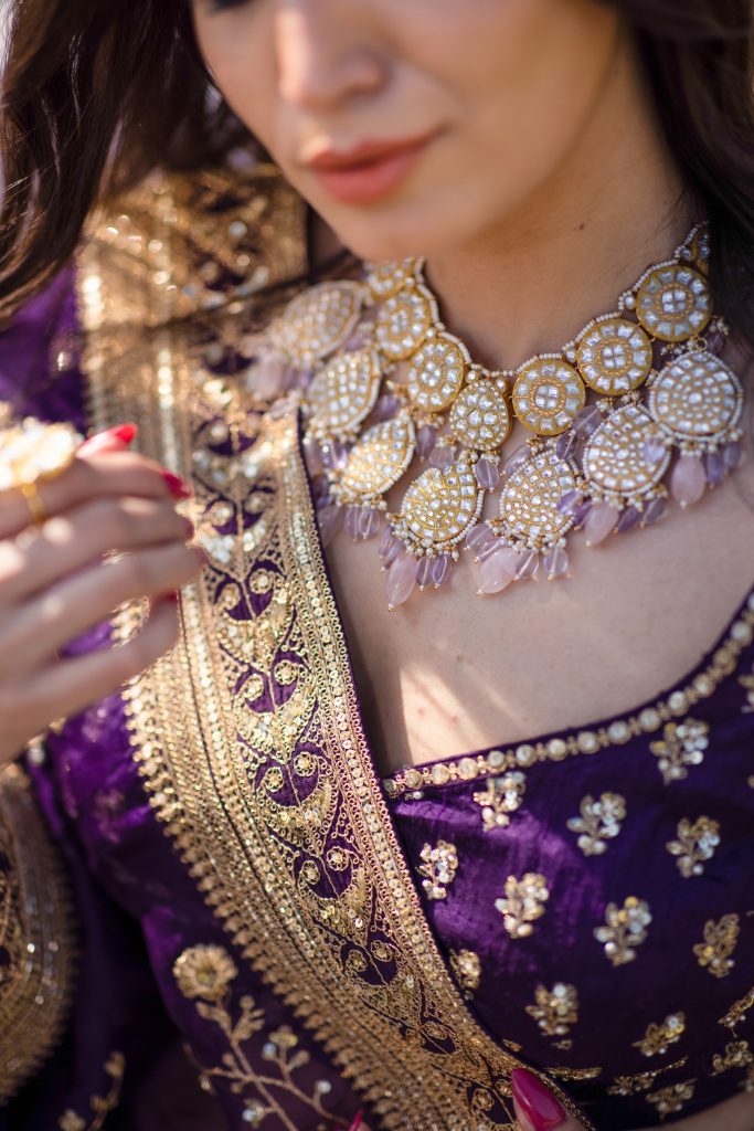 Wedding Necklace Bridal Kundan Jewellery Set