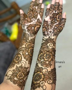 Prettiest Floral Mehendi Designs For The Trendsetter Brides