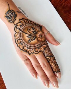 floral mehendi designs