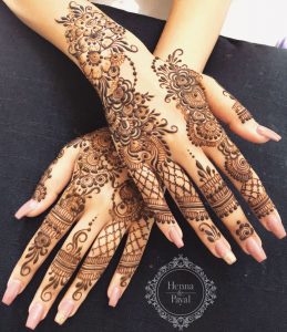 floral mehendi designs