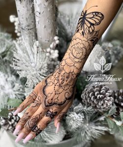 floral mehendi designs