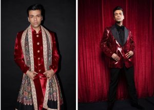 karan johar wedding outfits