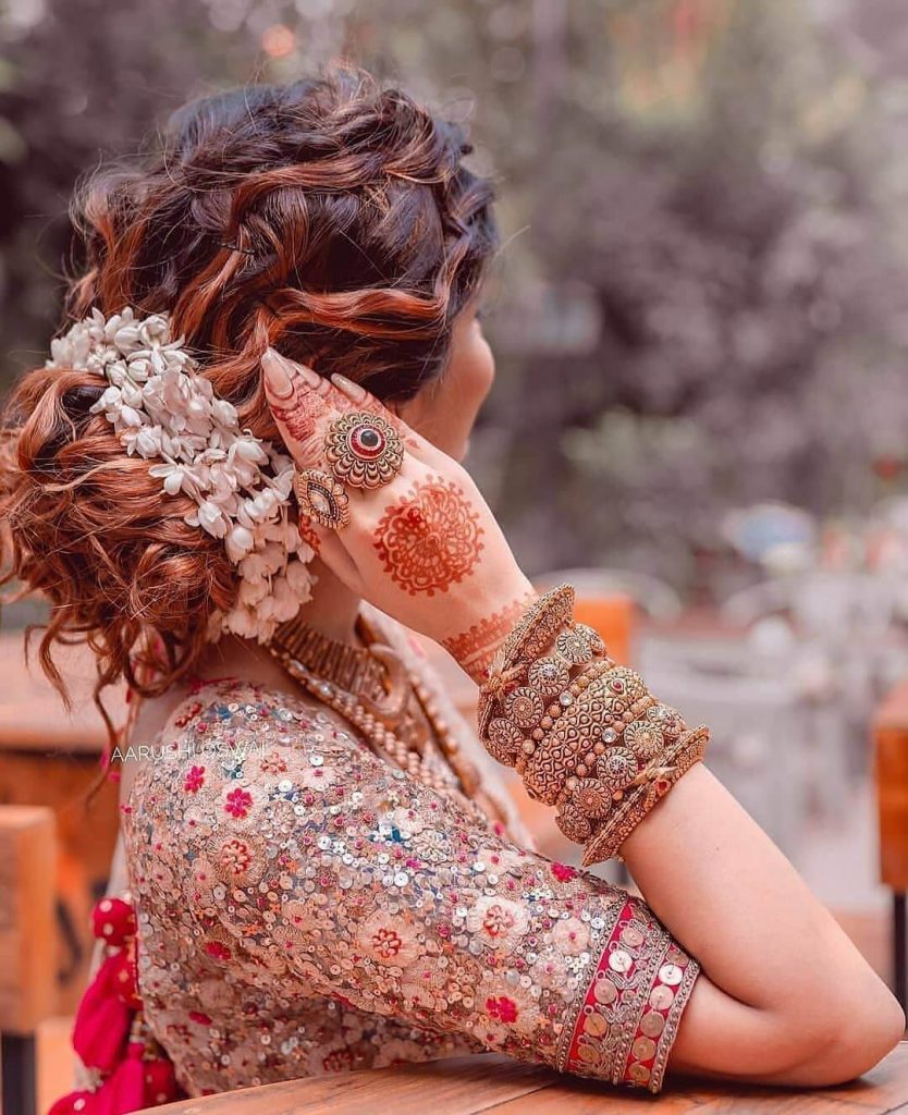 South Indian Bridal Hairstyles for Wedding & Reception - K4 Fashion