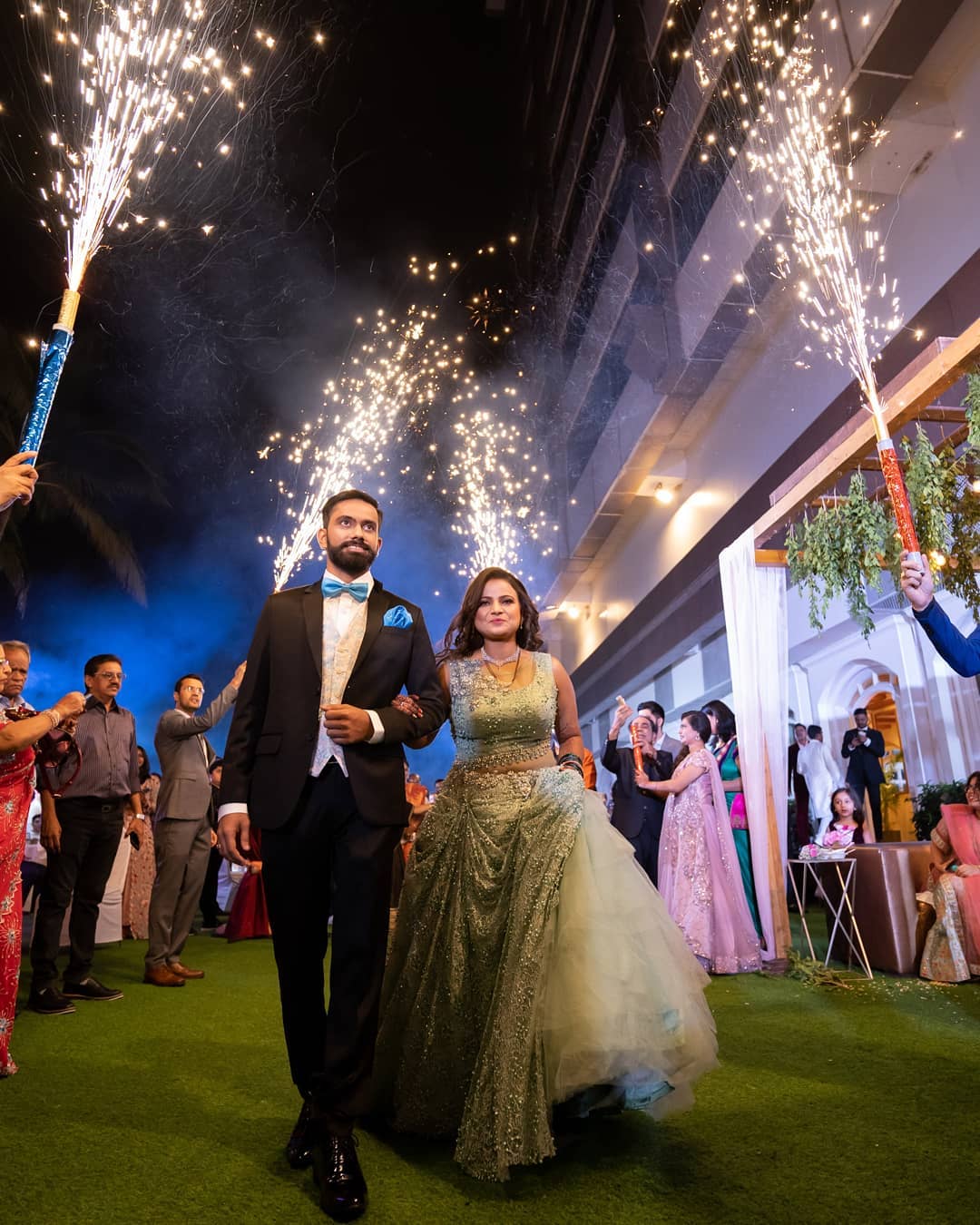 couple entry, wedding photographers in Mumbai