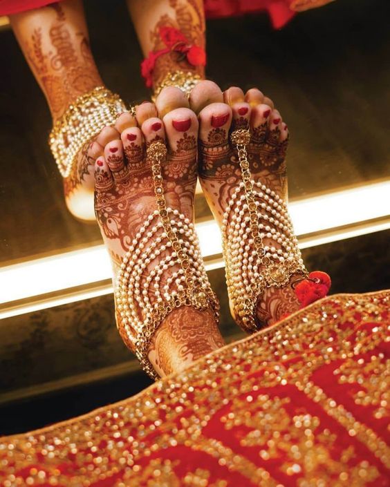 bridal anklets
