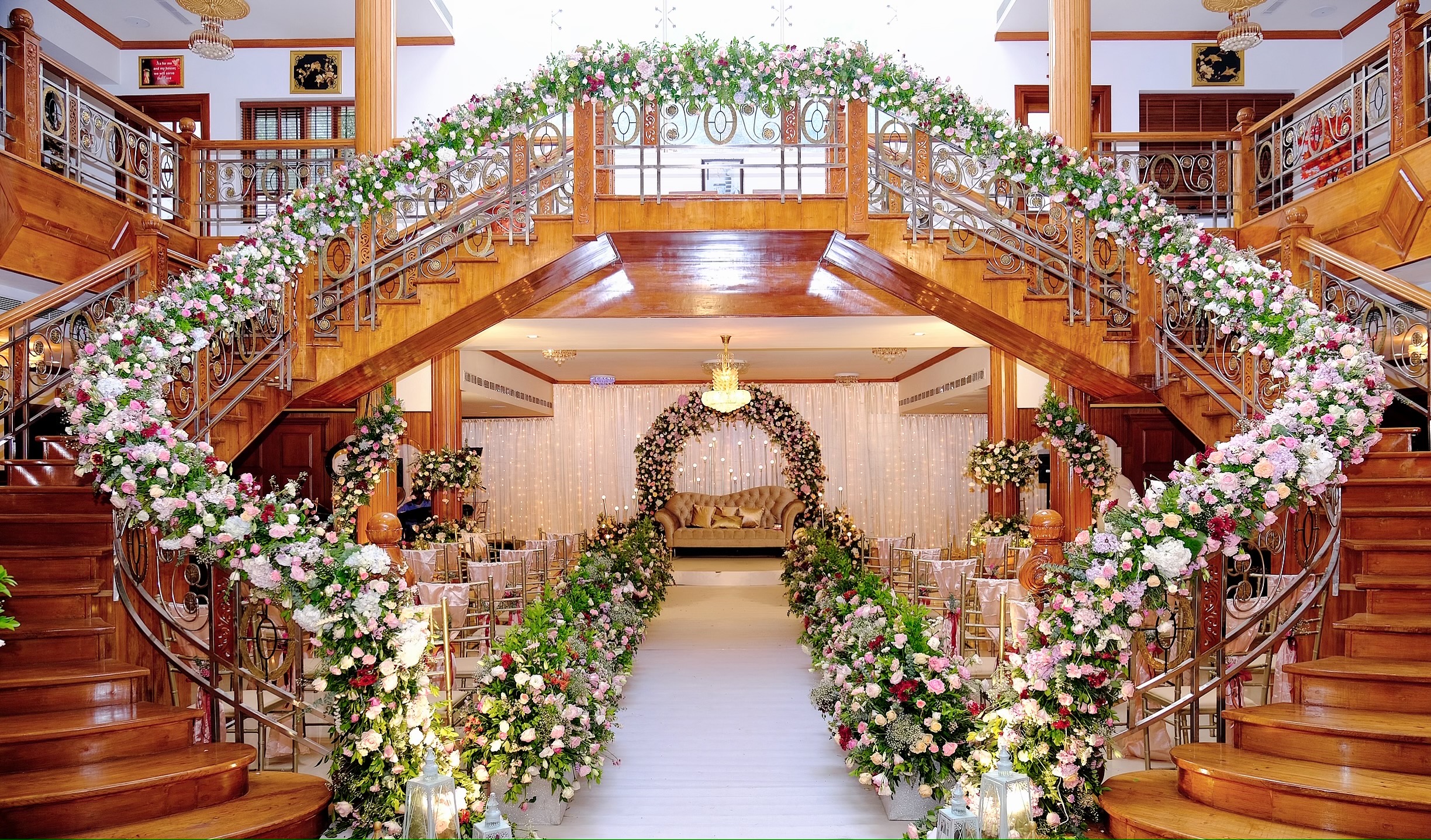 floral wedding decoration