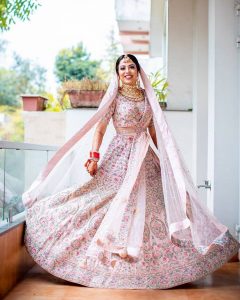 pink lehenga