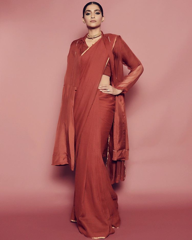 saree ideas, Sonam Kapoor outfits