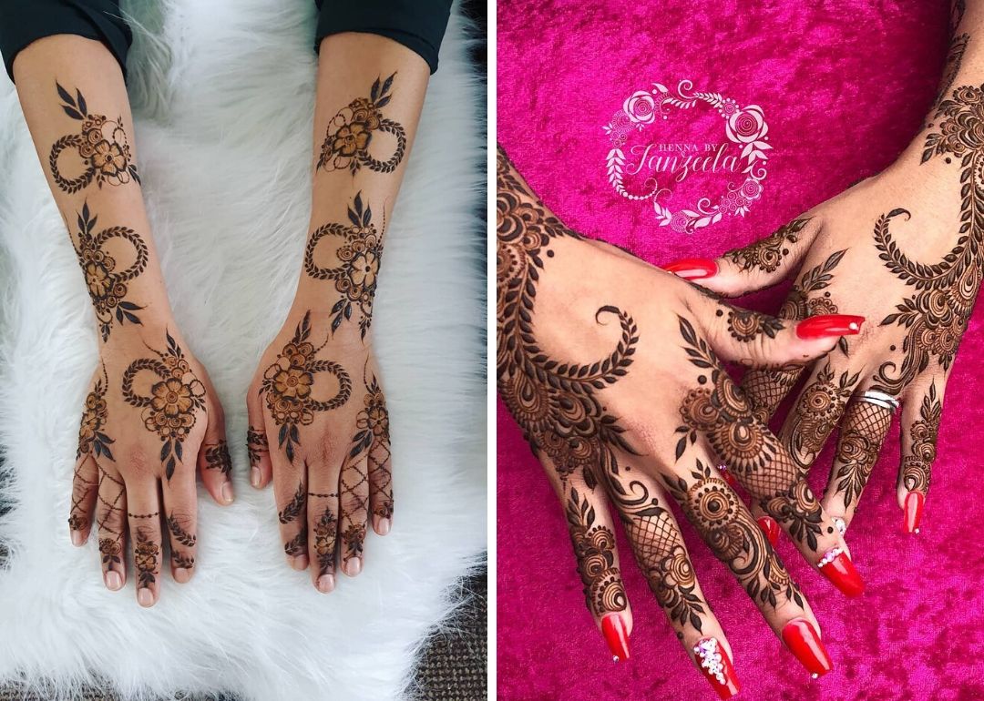 Back Hand Modern Western Arebic Mehendi Design | Arabic Mehndi Design |  Latest Wedding Henna Designs - YouTube