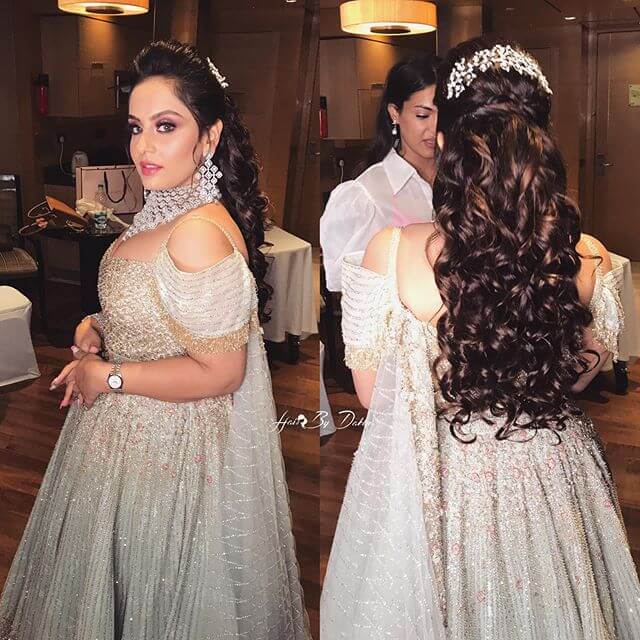 Hairstyles Perfect For A Sangeet Night | Indian bridal hairstyles, Indian  hairstyles, Bride hairstyles