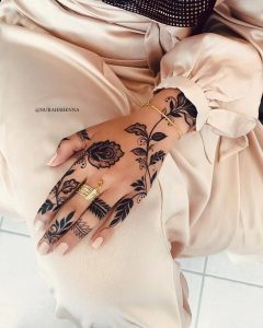 minimal arabic mehendi