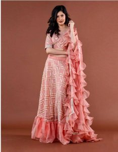 ruffle lehengas