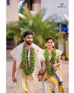 South Indian wedding garland