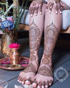 feet mehendi design