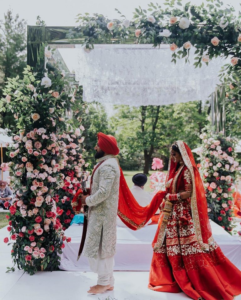 Inside Intimate Sikh Wedding Of Designer Mani Jassal & Harkomal Bahia