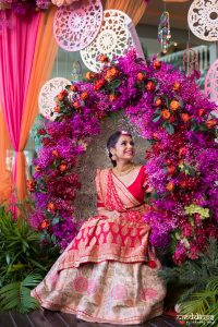 bridal swing chair decoration