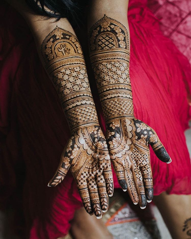 9 indian mehndi design bridal | Image
