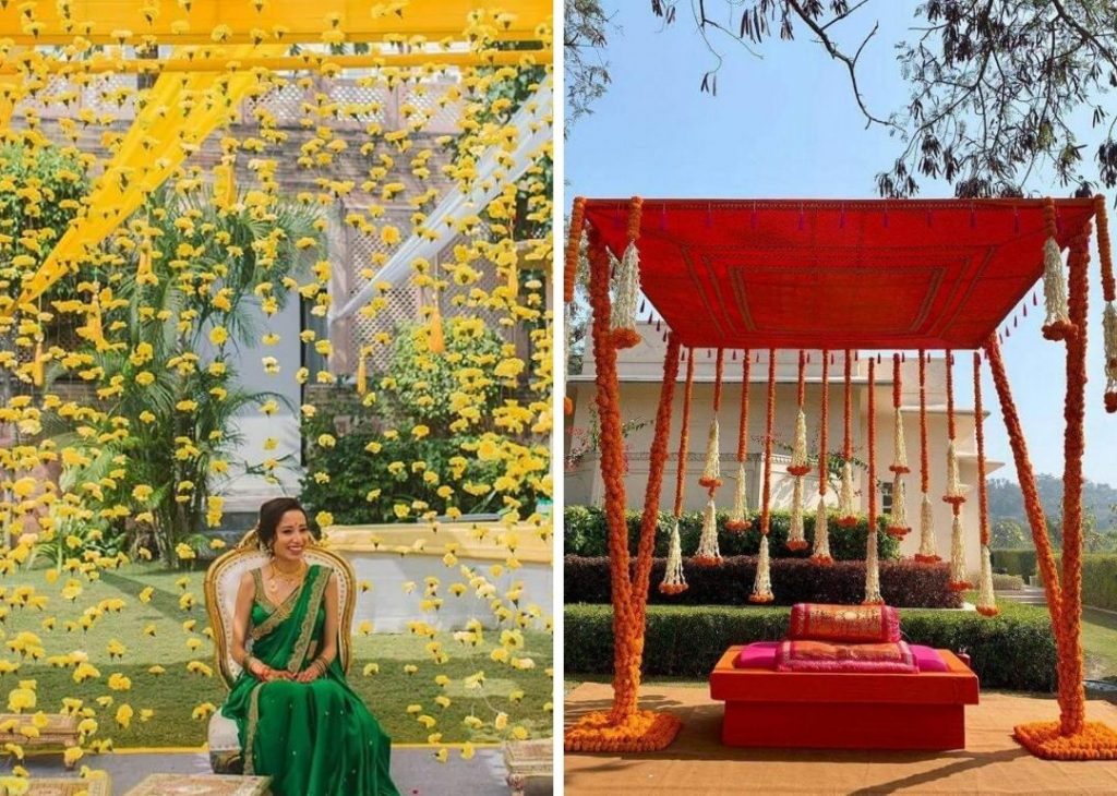 Haldi Decor Ideas Shaadiwish 5371