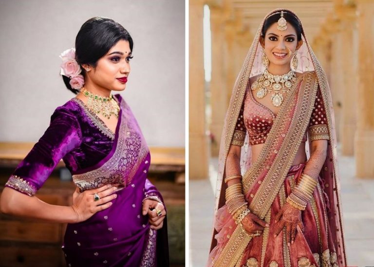 Trending: 8 Bridal Blouse Neck Designs Spotted On Real Brides