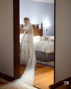 white bridal lehenga