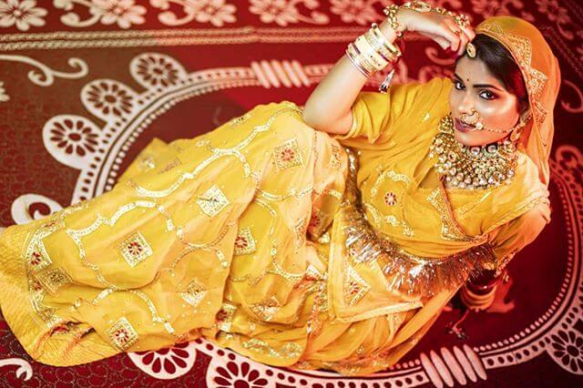 Rajasthani bridal outfits