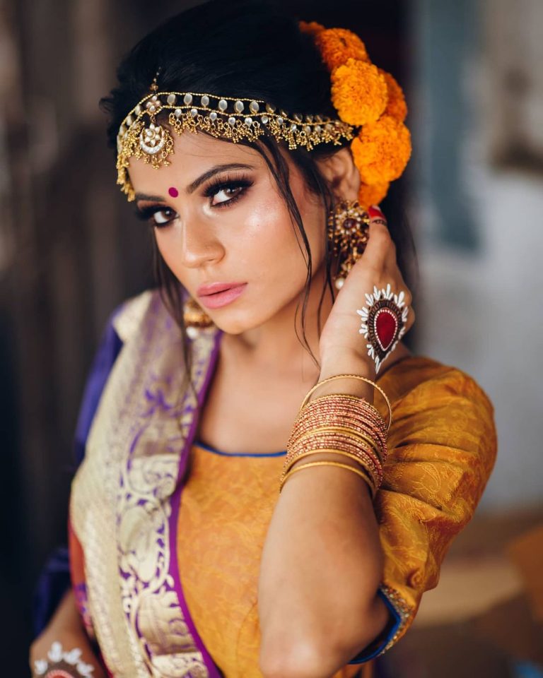 Gorgeous Marigold Hairstyles For Brides To Slay At Intimate Wedding