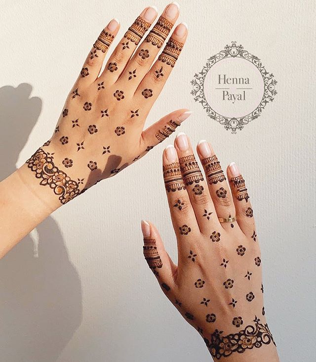 50+ Minimal Mehndi Designs For Your Intimate Wedding | Mehndi designs for  fingers, Mehndi designs for hands, Mehndi designs