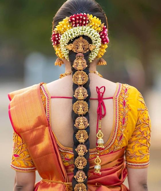 south indian hair jewellery