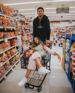 Grocery Shopping with partner