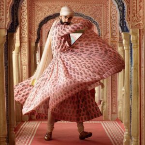 Pink Sabyasachi Angrakha Men