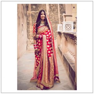 red saree