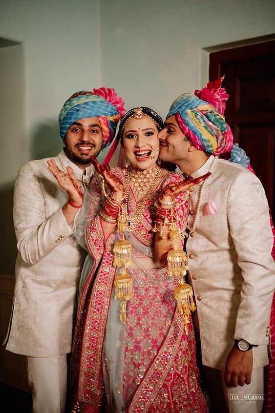 Bhaidooj Special: Wedding Day Pictures of Siblings