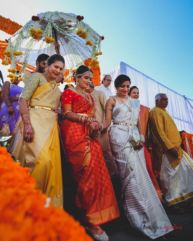south indian bridal entry