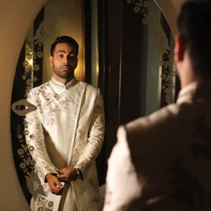 groom in sherwani