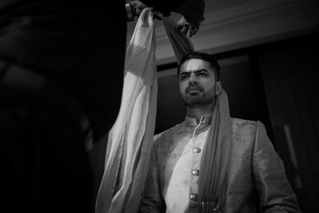 groom wearing safa photos