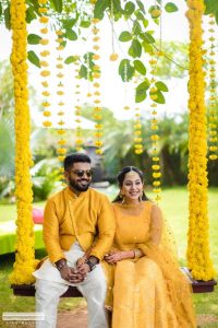 Oonjal Ceremony of South Indian Couple