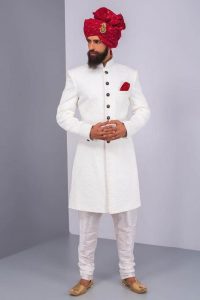 red jodhpuri pagri