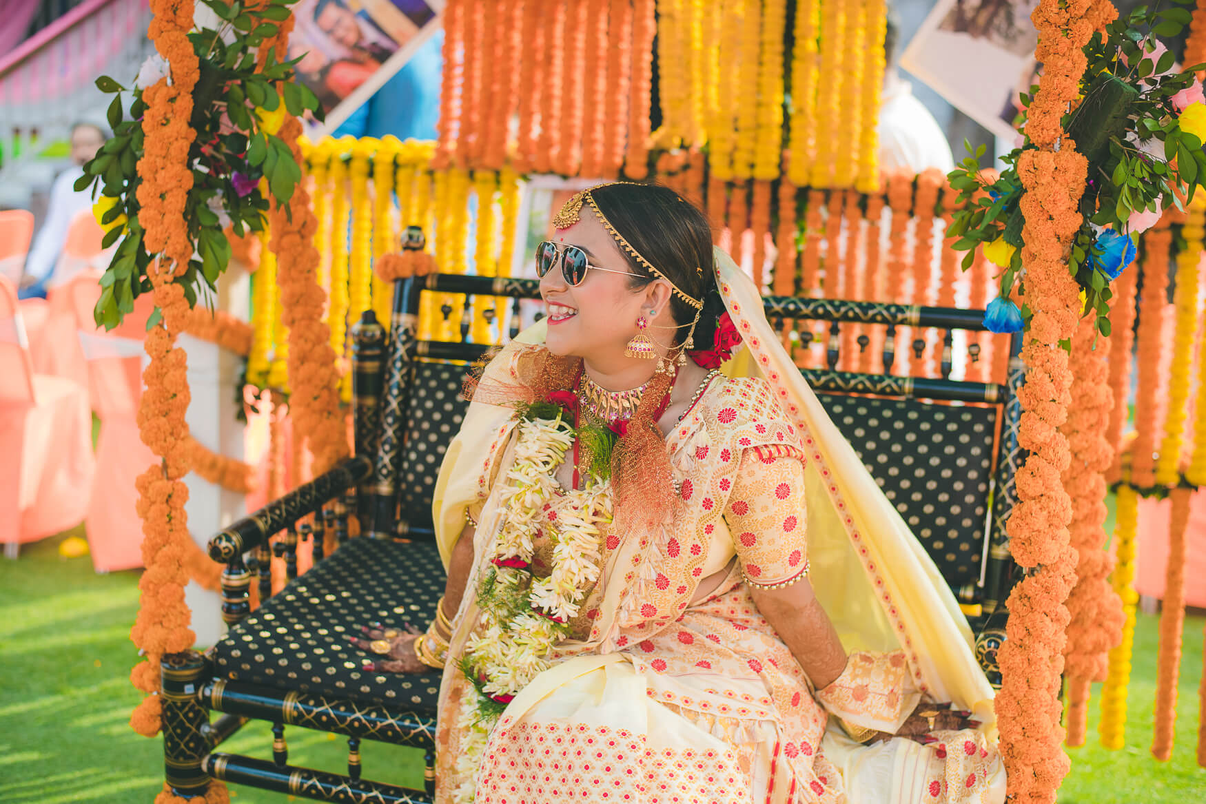 A Gorgeous Assamese Wedding With Cutesy DIY Elements