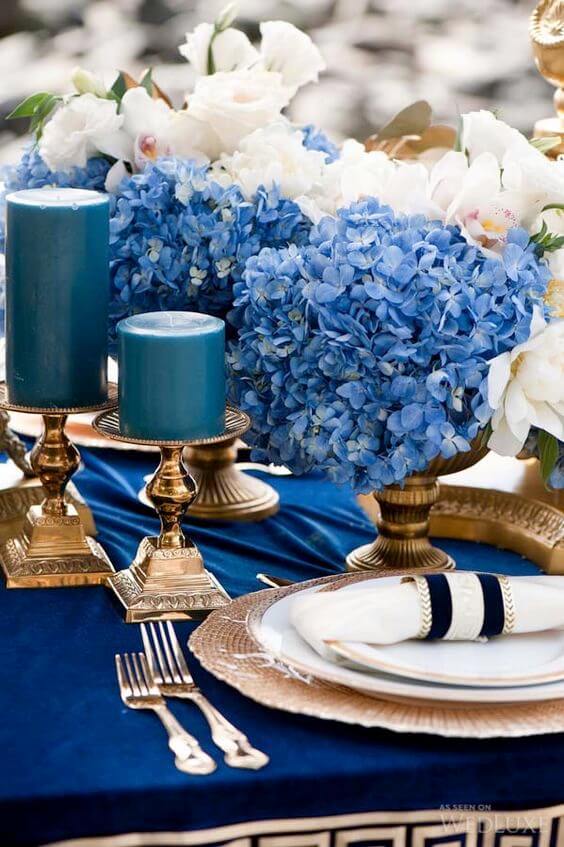 Blue Wedding Decor