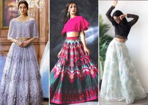 Crop Top With a Lehenga