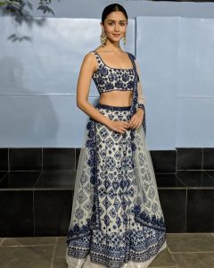 Manish Malhotra Blue Lehenga Set