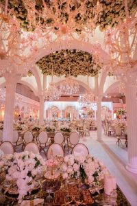 Pastel Pink Reception decor