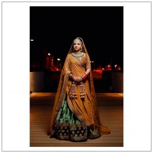 Sabyasachi velvet lehenga