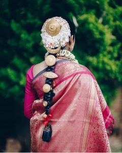 South Indian Jadai Hairstyle