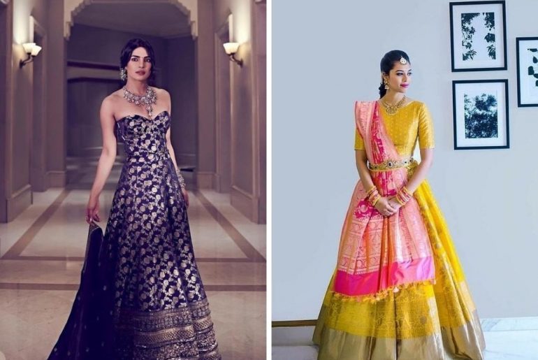 brocade dress styles Archives - ShaadiWish