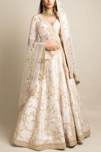 White Sabyasachi Lehenga