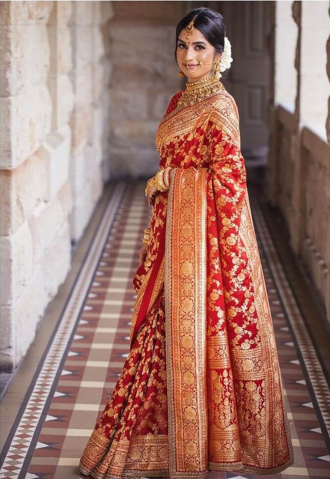 Highlight 168+ wedding banarasi saree super hot