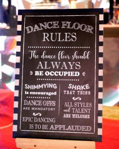 dance floor decor